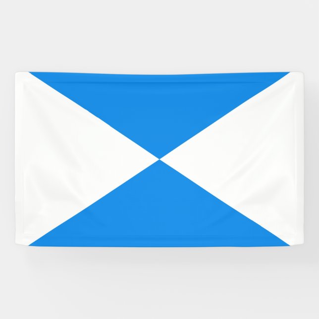 Lona Símbolo de la bandera azul de la ciudad metropolit (Horizontal)