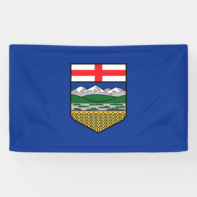 Lona Símbolo de la provincia Bandera de Alberta Canadá (Horizontal)
