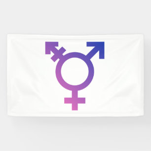Lona Símbolo de Orgullo Trans