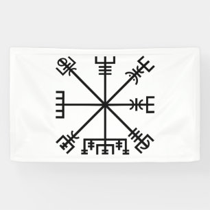 Lona Símbolo de viking de vegvisir