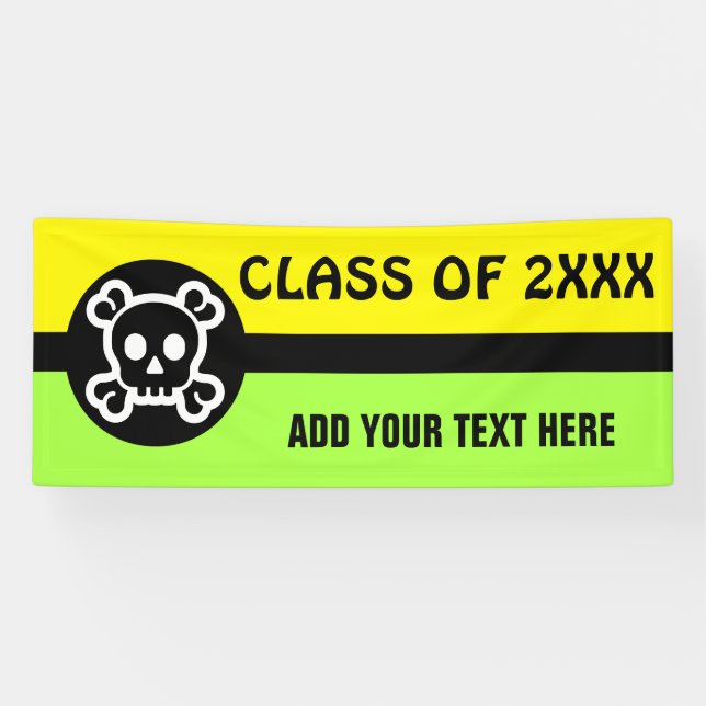 Lona Símbolos sencillos - SKULL & BONES + sus ideas (Horizontal)