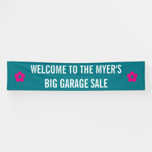 Lona Símbolos simples - FLORES + tu texto e ideas