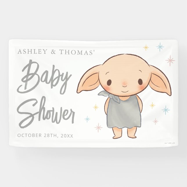 Lona Simple Harry Potter - Fiesta de Bebé de Dobby (Horizontal)