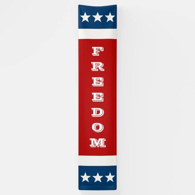 Lona Simplemente símbolos - estrellas llenas + su texto (Vertical)