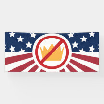 ¡SIN REYES! Bandera antiTrump