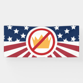 Lona ¡SIN REYES! Bandera antiTrump