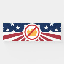 ¡SIN REYES! Bandera antiTrump