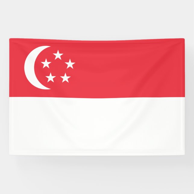 Lona Singapore Flag (Horizontal)