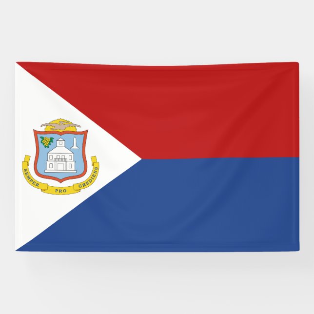 Lona Sint Maarten Flag (Horizontal)