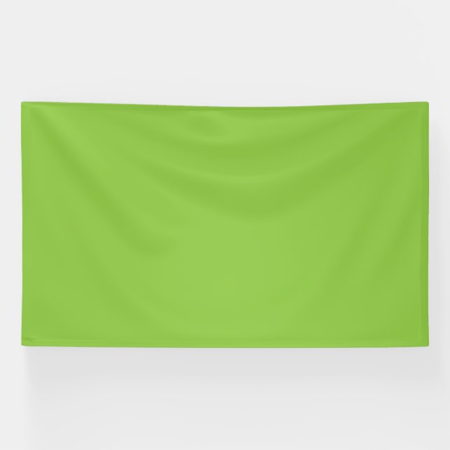 Lona Sitio web con fondo verde y borde blanco  (Horizontal)