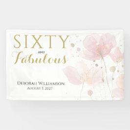 Lona Sixty and Fabulous Black Pink 60th Birthday