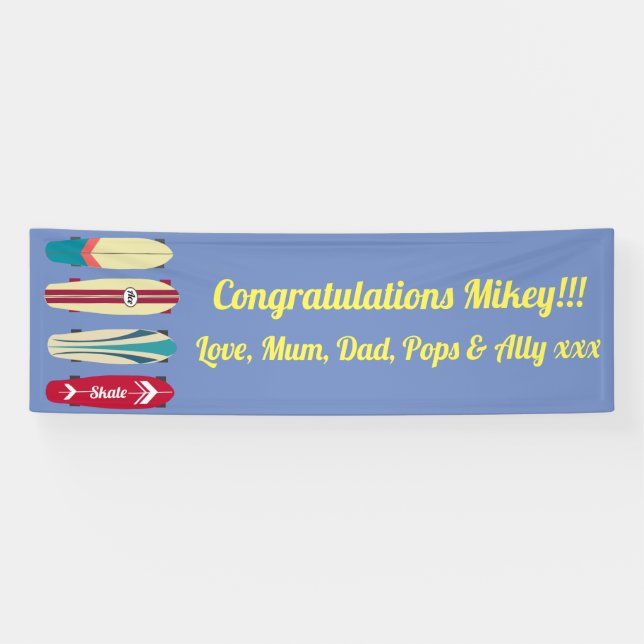 Lona Skateboard Vintage (Horizontal)