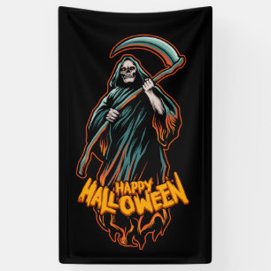 Lona Skull Grim Reaper Halloween