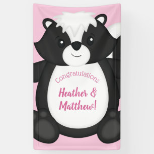 Lona Skunk Baby Shower Pink