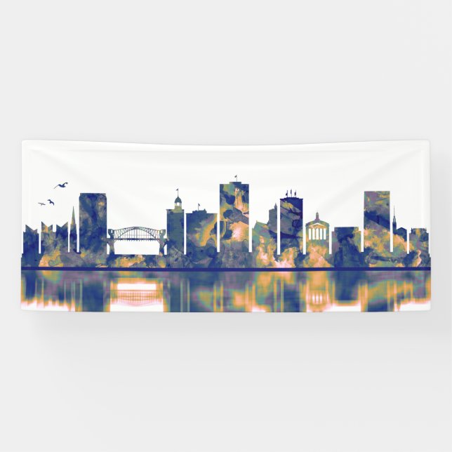 Lona Skyline de Chattanooga (Horizontal)