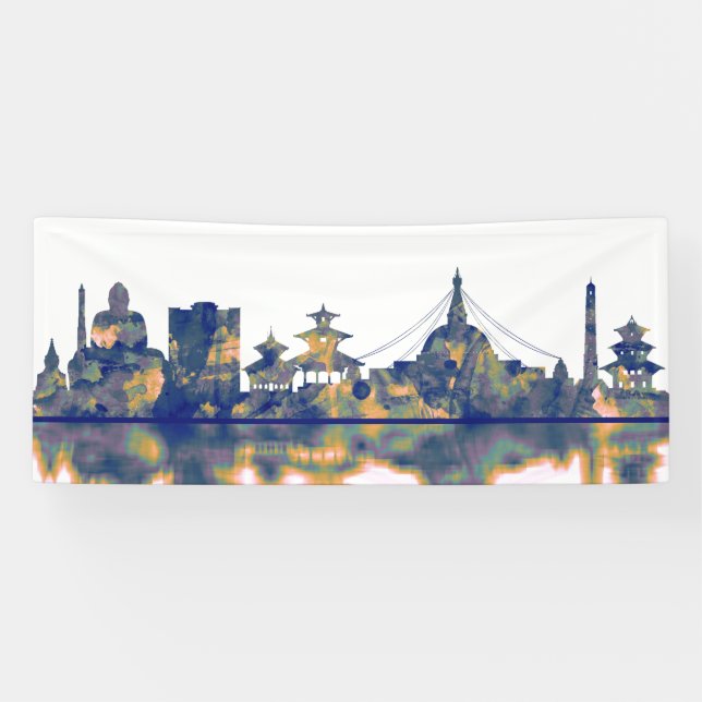 Lona Skyline de Katmandú (Horizontal)