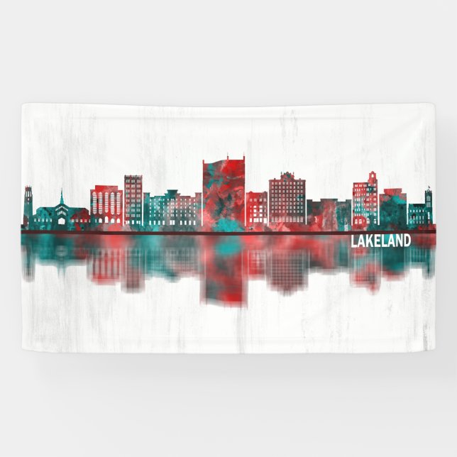Lona Skyline de Lakeland (Horizontal)