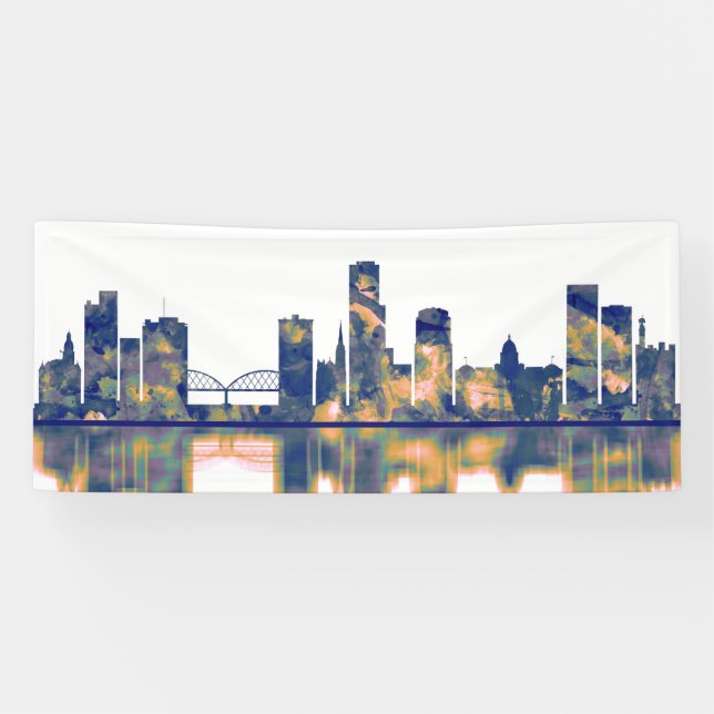 Lona Skyline de Little Rock (Horizontal)