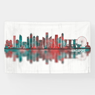 Lona Skyline de Singapur
