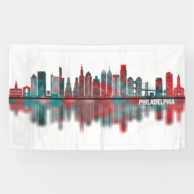 Lona Skyline Philadelphia Pennsylvania (Horizontal)