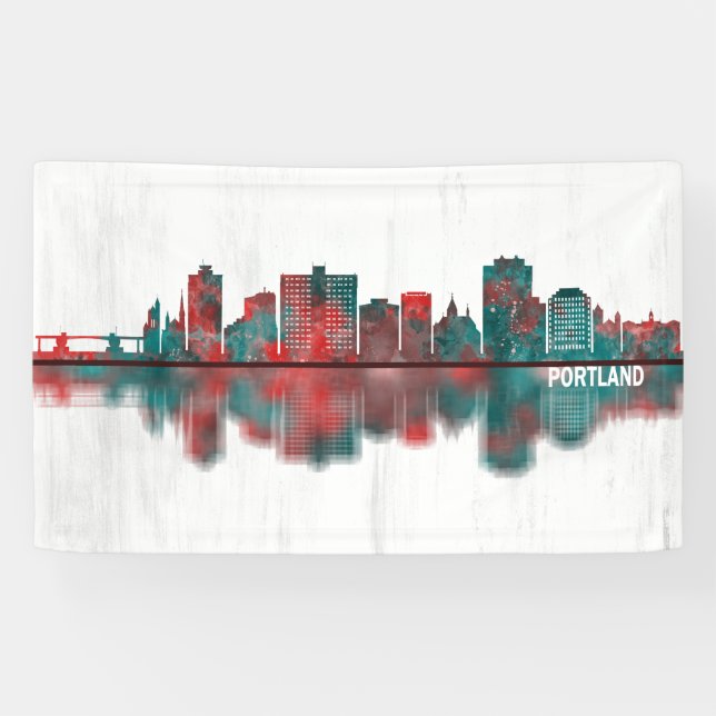 Lona Skyline Portland Maine (Horizontal)