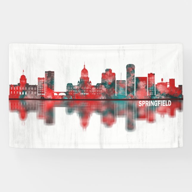 Lona Skyline Springfield Illinois (Horizontal)