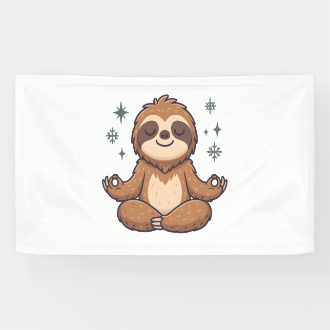 Lona Sloth Yoga Sloth (Horizontal)