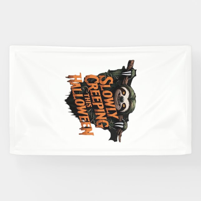 Lona Slowly Creeping This Halloween - Creepy Sloth Clas (Horizontal)