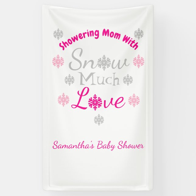 Lona Snow Many Love Baby Shower (Vertical)