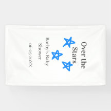 Sobre las estrellas azul gris bebé cumpleaños nomb