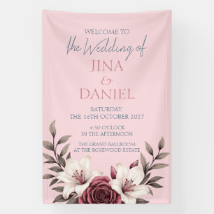 Lona Sofisticada Suite MicroBoda Floral (Rosa)
