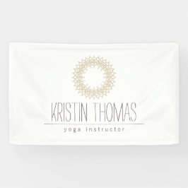 Lona Sol Bohemio Dorado Mandala Yoga