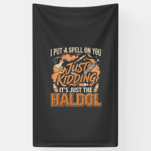 Lona Solo Bromeando Haldol Halloween Frasco de Poción J