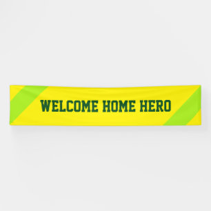 Lona Sólo color primavera verde y palabras + tus ideas