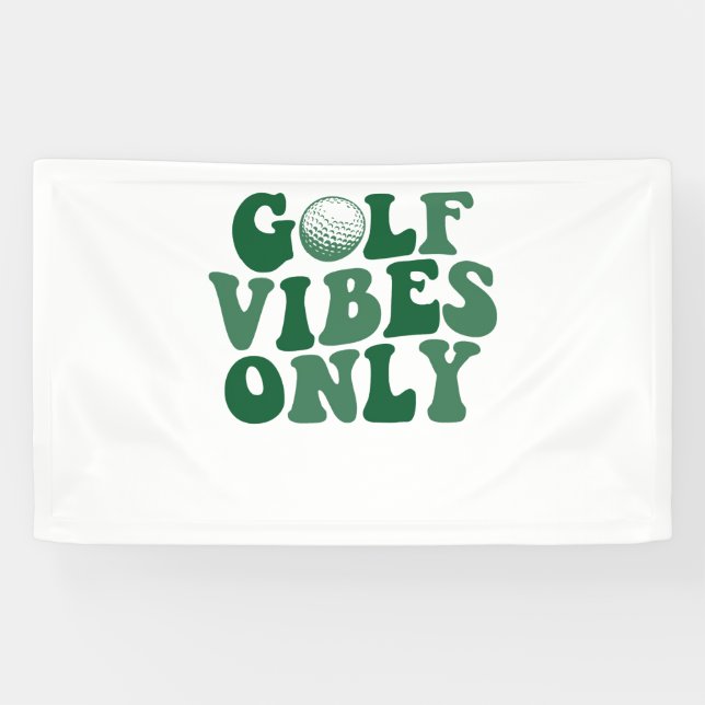 Lona Sólo Golf Vibes, Golf Lover (Horizontal)