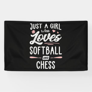 Lona Solo Un Chica Que Ama El Softball Y El Regalo De A