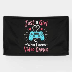 Lona Solo un Chica que ama los videojuegos
