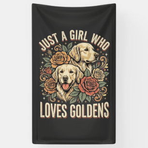 Lona Sólo una chica que ama a los Goldens