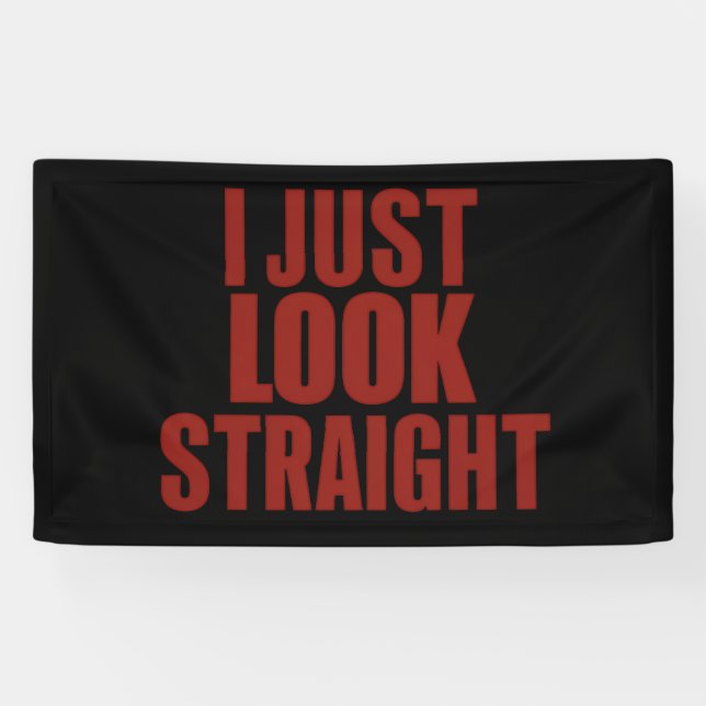 Lona Sólo veo el mes del orgullo gay LGBT (Horizontal)