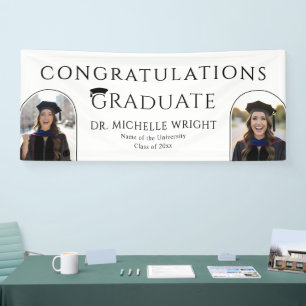 Lona Sombrero doctoral de doctorado personalizado Gradu
