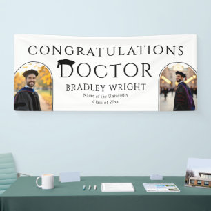 Lona Sombrero doctoral de doctorado personalizado Gradu
