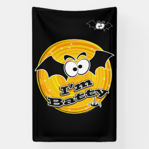 Lona Soy Batty Naranja y Yellow Swirl