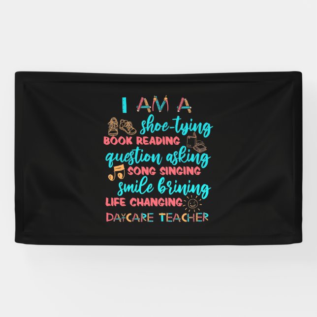 Lona Soy Docente De Guardería (Horizontal)