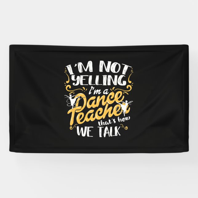Lona Soy Profesora De Baile (Horizontal)