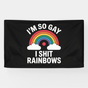 Lona Soy Tan Arcoíris Gay Divertido Orgullo LGBTQ Aliad