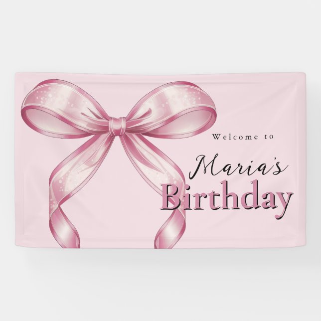 Lona Sparkle Pink Coquette Bow 1st (Horizontal)