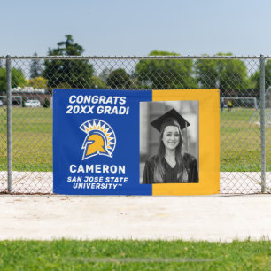 Lona Spartans de San Jose State   Felicidades Graduado