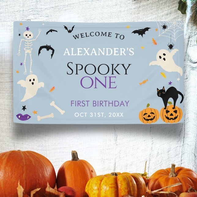 Lona Spooky One 1st Halloween cumpleaños de bienvenida  (Subido por el creador)