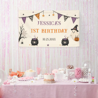 Lona Spooky One Halloween 1st Birthday Girls Ghost