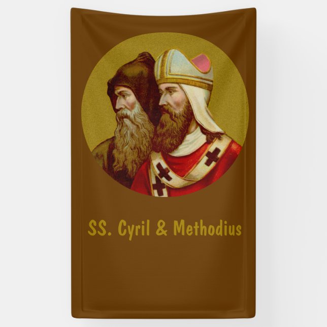 Lona SS. Cartel #1 de Cyril & Methodius (M 001) (Vertical)